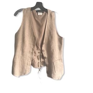 Harve Bernard Linen Vest